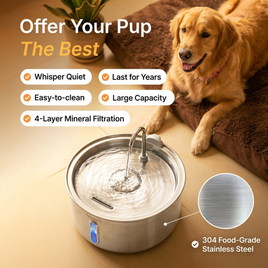 The Doggy Fountain™ Health Bundle - Non-Wireless